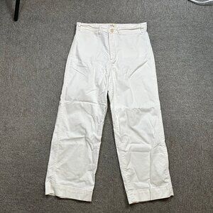 Marine Layer Womens Bridget Pant in White Size 10